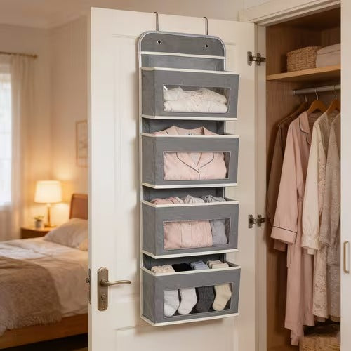 5-Tier Hanging Multi-Purpose Door Organizer
