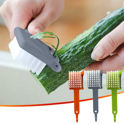 4-in-1 Potato & Vegetable Peeler, Brush & Spot Remover