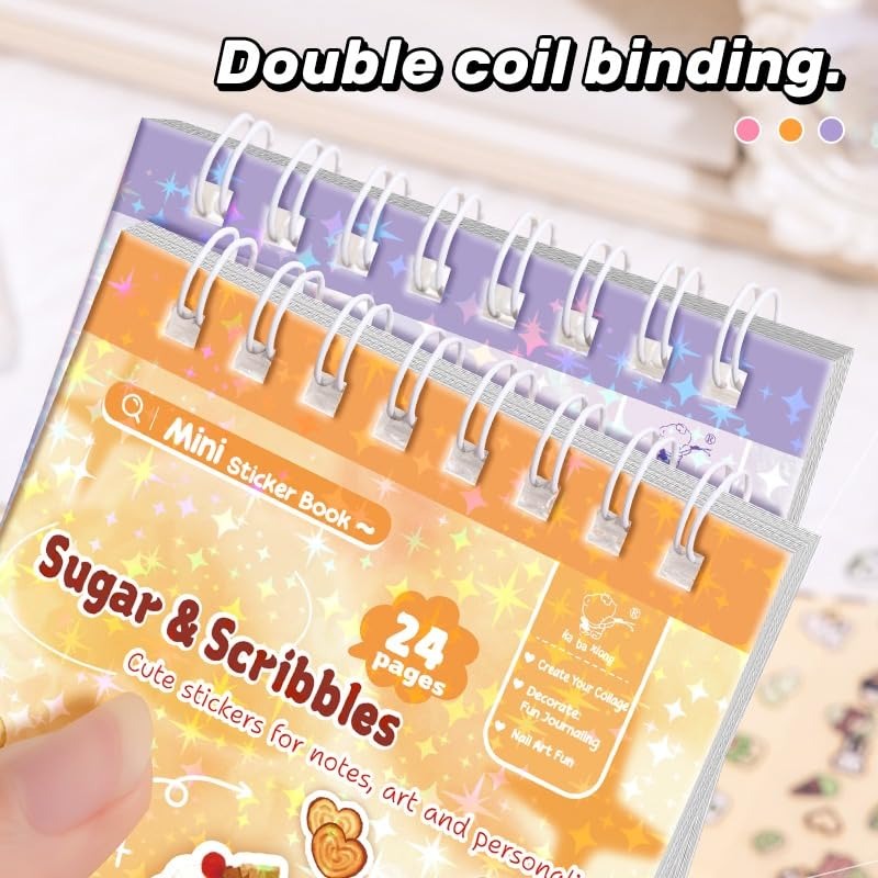 Mini Cute Sticker Book Set
