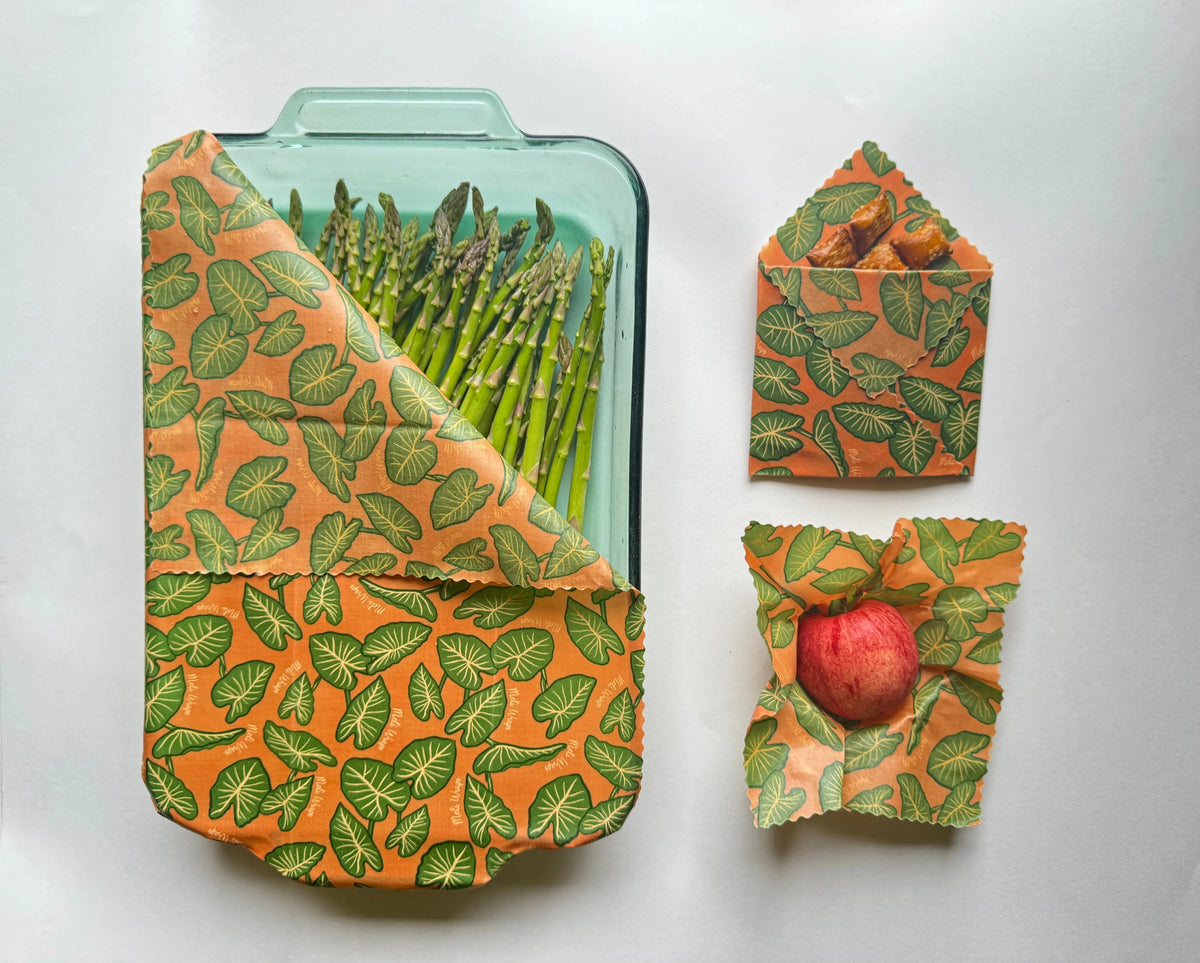 ♻️ Reusable Natural Food Storage Wrap – Freshness Without Waste