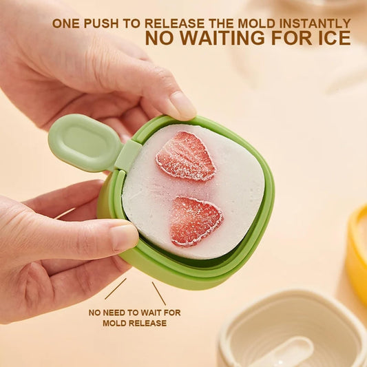 🍓 Fun & Safe DIY Popsicle Mold for Kids – Quick-Release