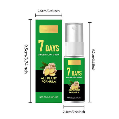 🦶 7 Days Ginger Foot Repair Spray™ – Cracked Heel & Dry Foot Care Solution