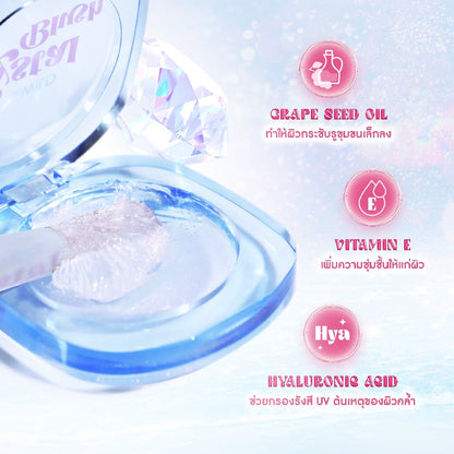 Korean Crystal Glow Color-Changing Blush with Hyaluronic Acid & Vitamin E