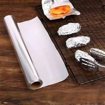 🍽️ Dual Layer Food Wrap Roll – Heat Lock & Fresh Keep
