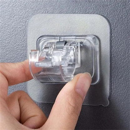 🏠 No Drill Universal Curtain Rod Holder – Easy Wall Mount Solution