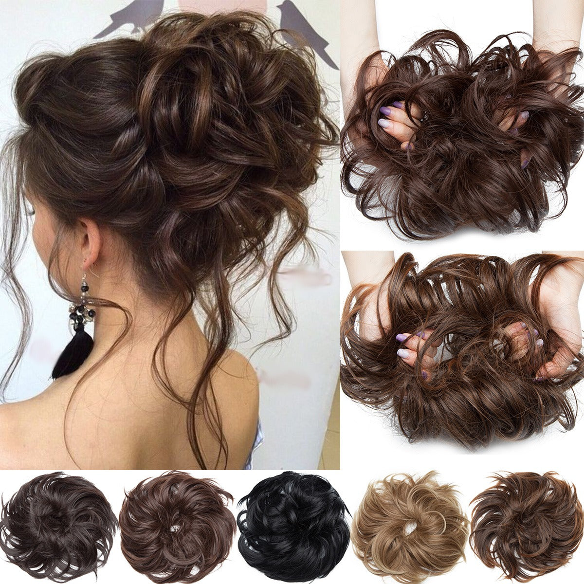 Messy Bun Hair Extension