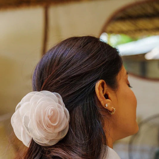 Flower Hair Claw Clips
