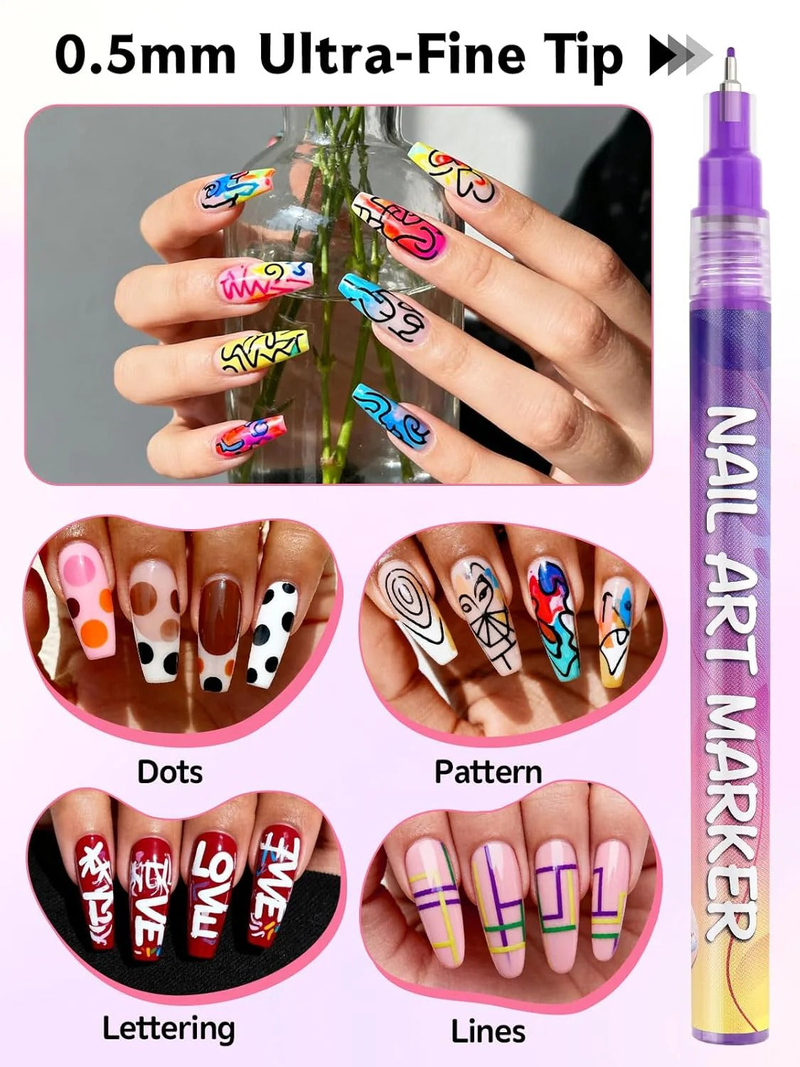 Nail Art Marker Set