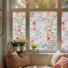 Colored Stained Glass Window Film  ( Cut to size freely )