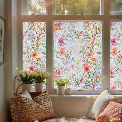 Colored Stained Glass Window Film  ( Cut to size freely )