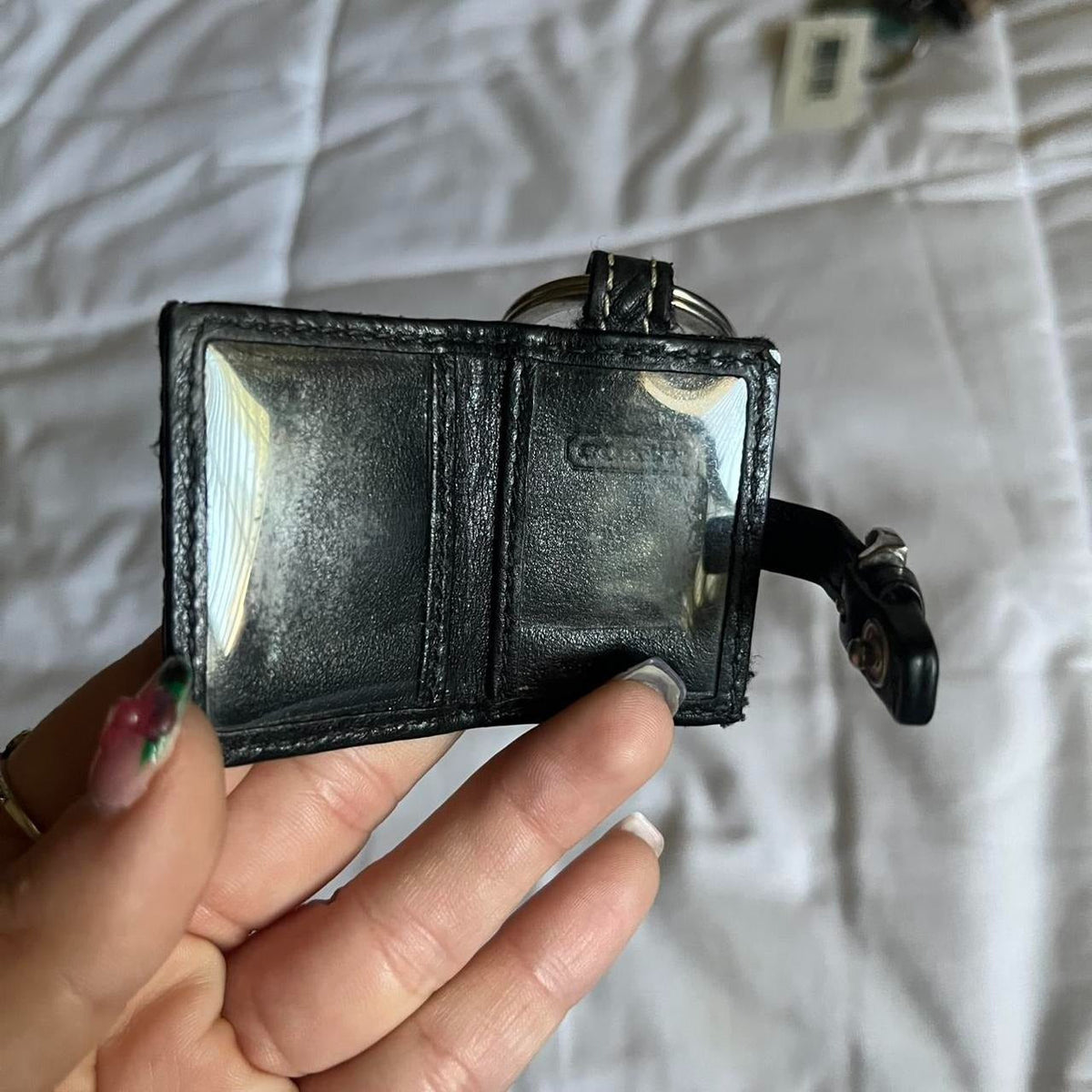 Coach Mini Photo Frame Keychain