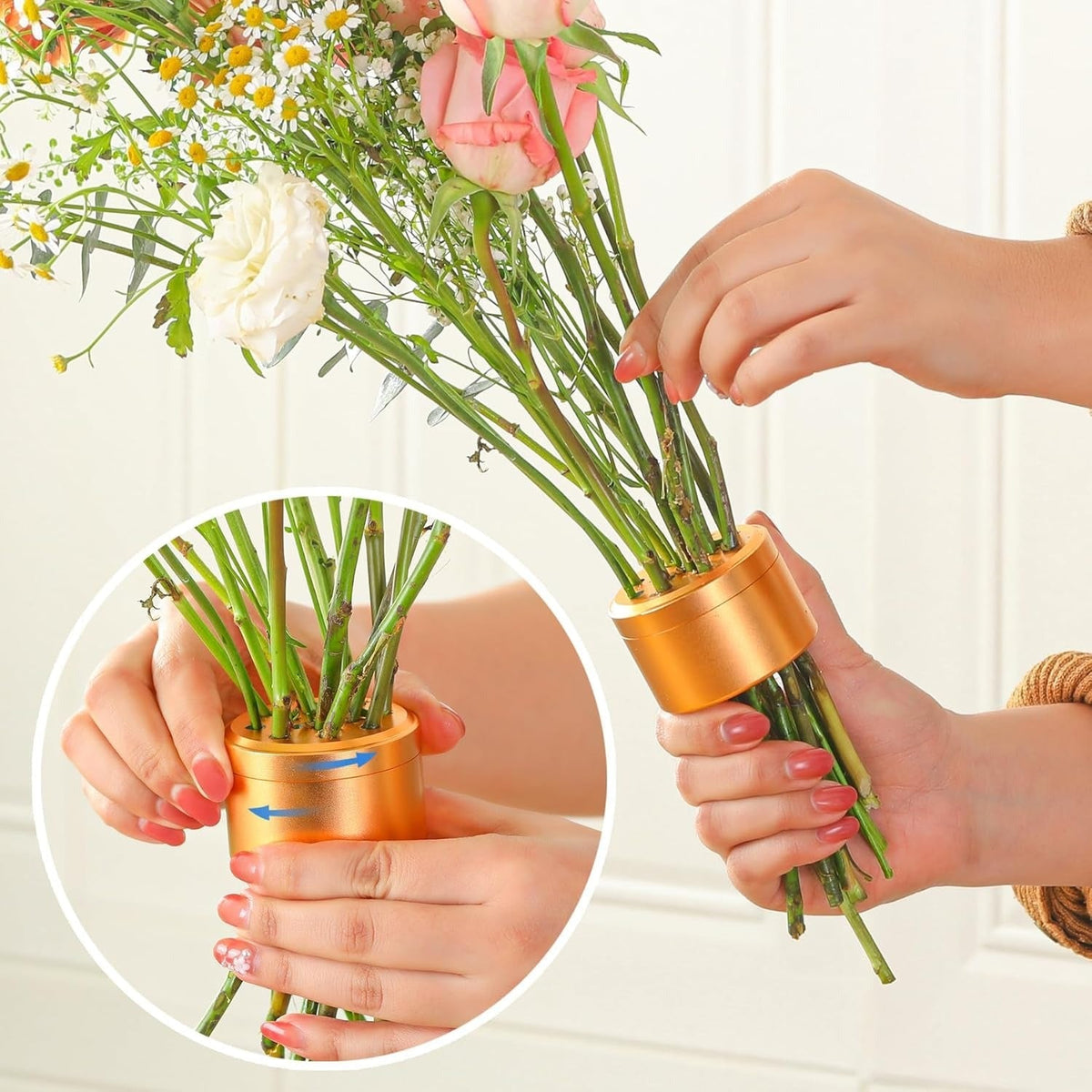 Spiral Flower Stem Holder