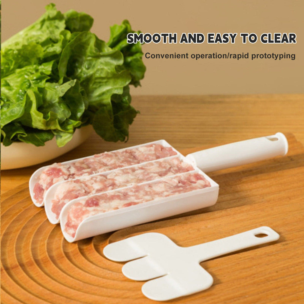 Triple Fritter Ball Maker With Spoon