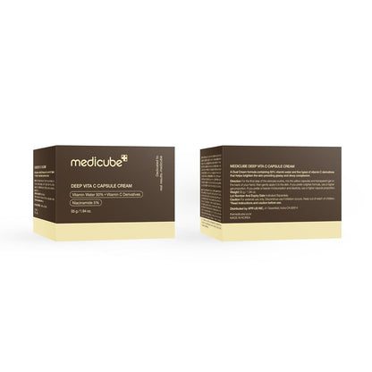 Medicube Deep Vita C Golden Capsule Face Moisturizer Cream  55g