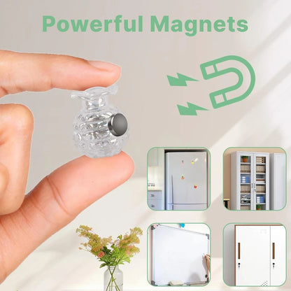 Mini Vase Magnets for Fridge Tiny Glass Vases with Flowers