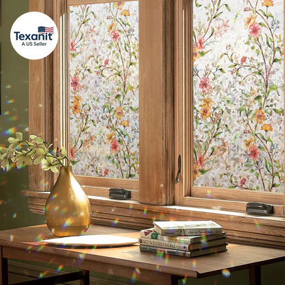 Colored Stained Glass Window Film  ( Cut to size freely )