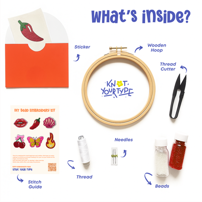 Bead Embroidery DIY Kit